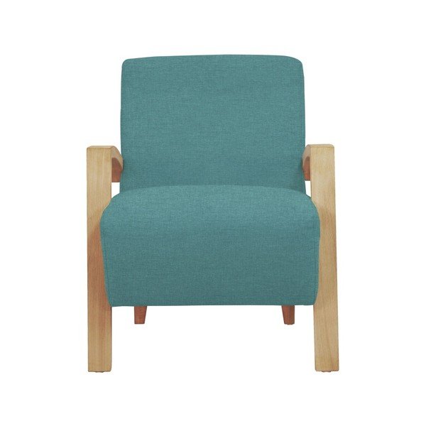 Turkīza krāsas krēsls ar gaišu Windsor & Co. Luna-image-2