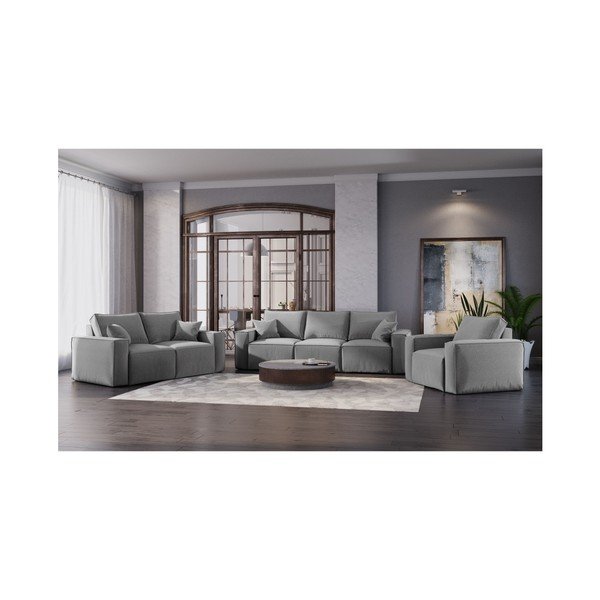 Cosmopolitan Design Miami pelēks krēsls-image-4