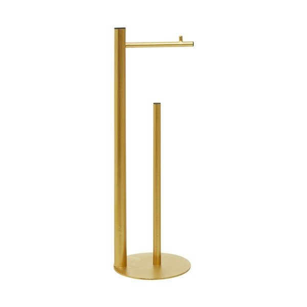 Zelta krāsas metāla tualetes papīra turētājs Fay – Premier Housewares-image-3