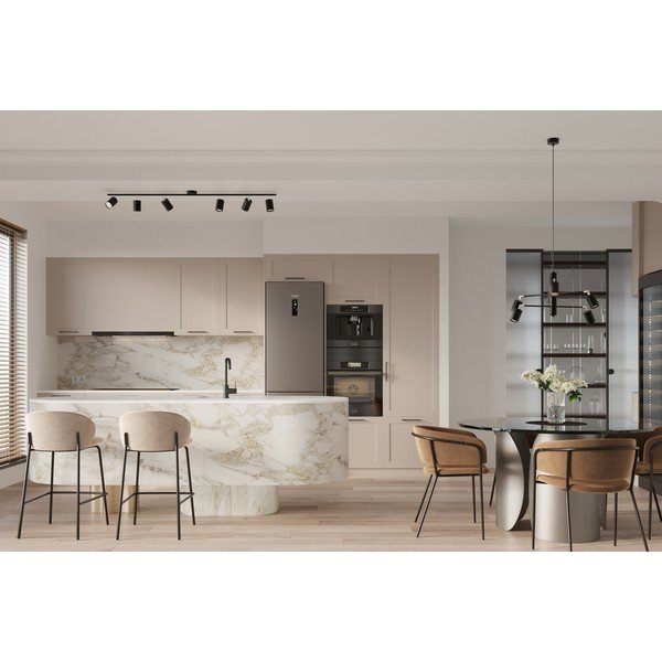 Melna metāla piekaramā lampa Virta – Sollux-image-4