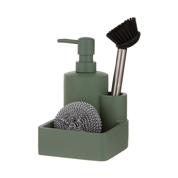 Salvijas zaļš mazgāšanas līdzekļu turētājs no polirezīna Essentials – Ladelle