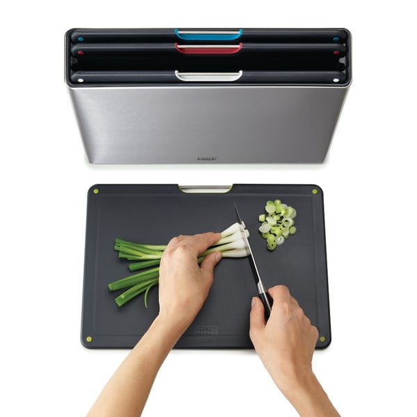 Griešanas dēlīši (4 gab.) ar statīvu 7x35,5 cm Folio – Joseph Joseph-image-3