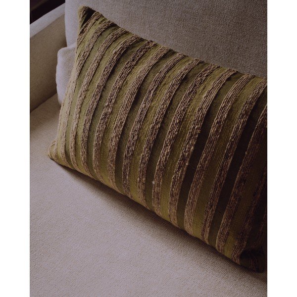 Kokvilnas/zīda spilvendrāna 40x60 cm Dorevi – Kave Home-image-2