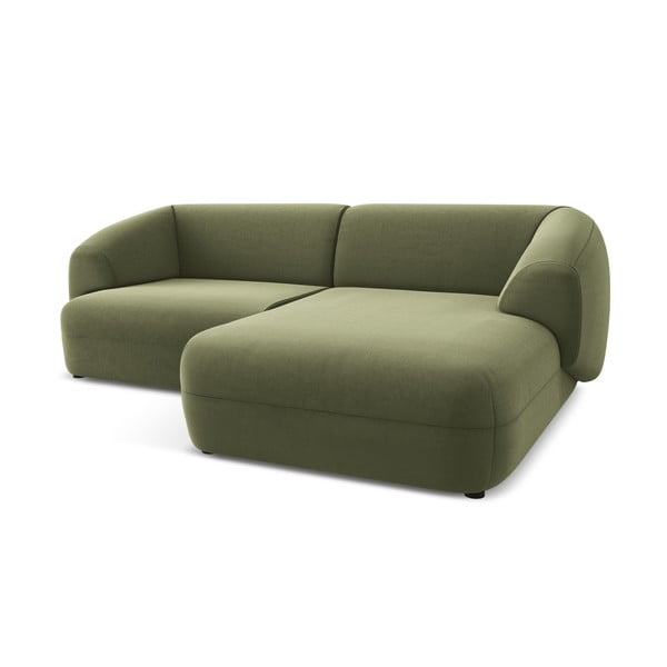 Zaļš samta stūra dīvāns (ar labo stūri) Moana – Makamii-image-3