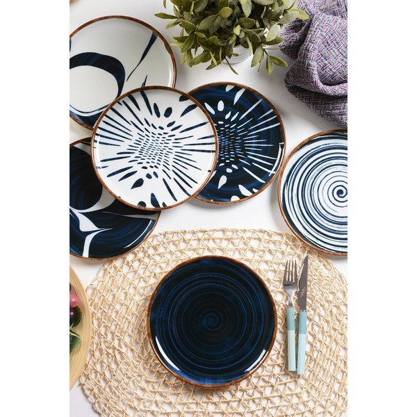 Deserta porcelāna šķīvji (6 gab.) ø 21 cm Mirabel – Hermia-image-1