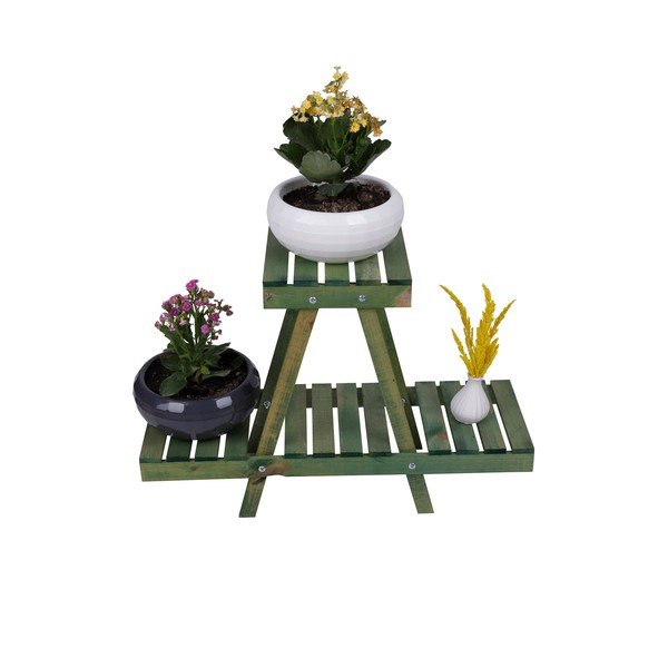 Koka puķu podu statīvs (augstums 50 cm) Jardiniere – Mioli Decor