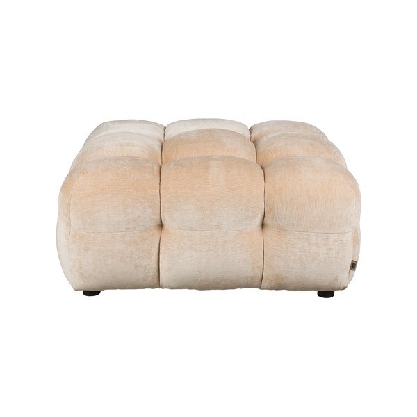 Bēšs samta modulārais kāju soliņš Hackman – Dutchbone