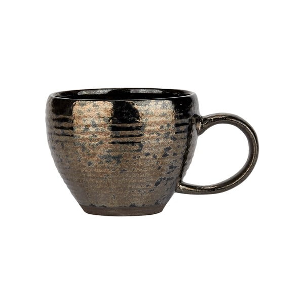 Melna keramikas krūze Bahne & CO Birch, 400 ml