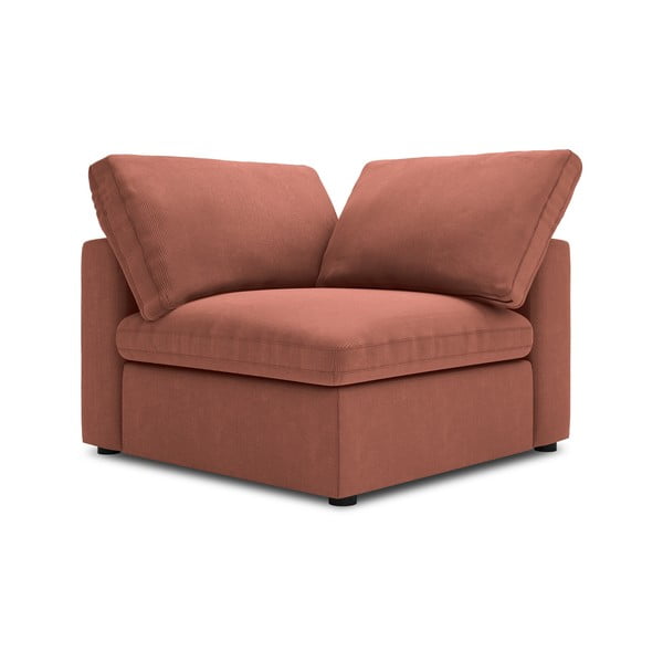 Rozā modulārā dīvāna divpusējā stūra daļa Windsor & Co Sofas Galaxy