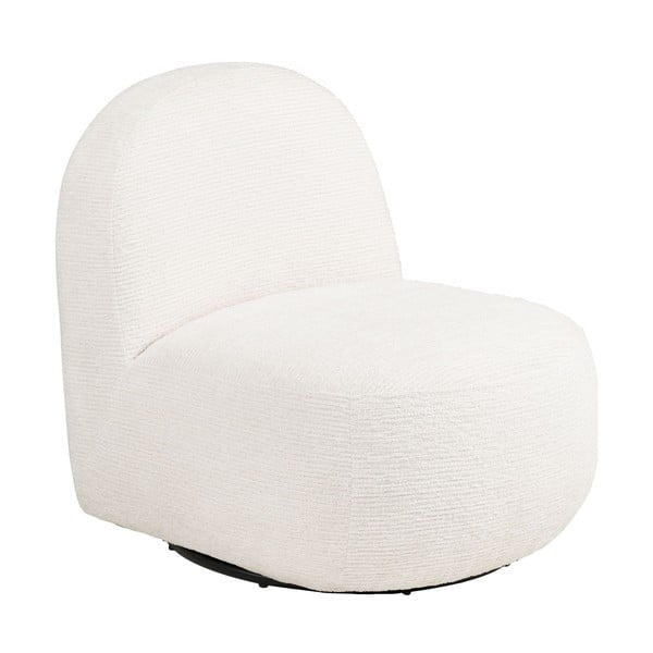 Krēmkrāsas grozāms atpūtas krēsls Milo – House Nordic