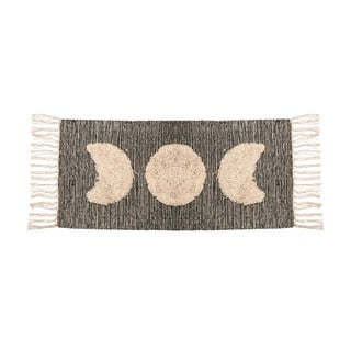 Rozīgi pelēks paklājs ar kokvilnu Sass & Belle Moon Phases, 80 x 45 cm