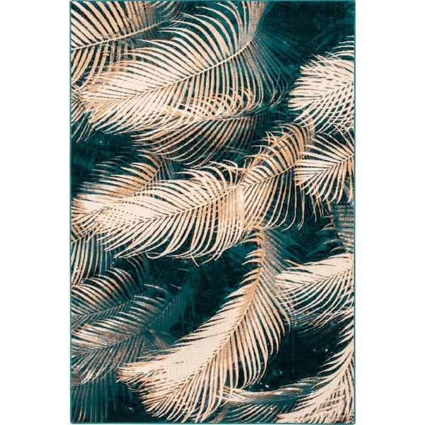 Zaļganzils vilnas paklājs 200x300 cm Areca – Agnella