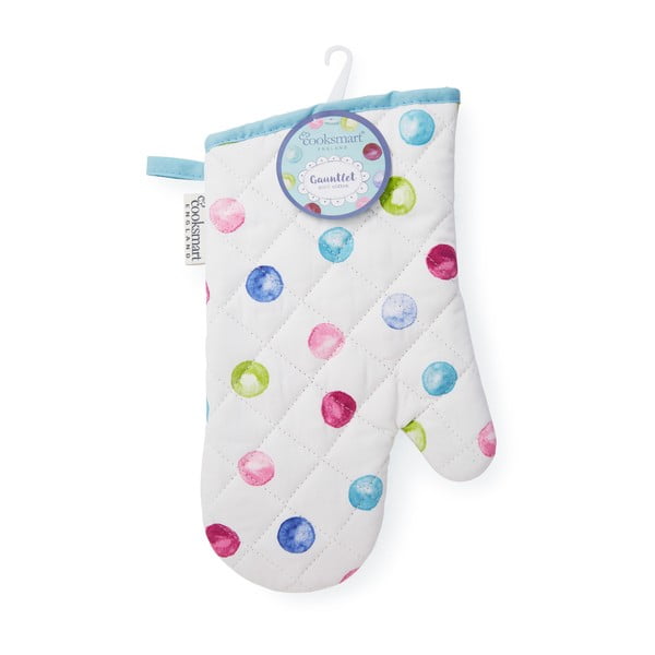 Kokvilnas virtuves cimds Cooksmart® Spotty Dotty-image-2