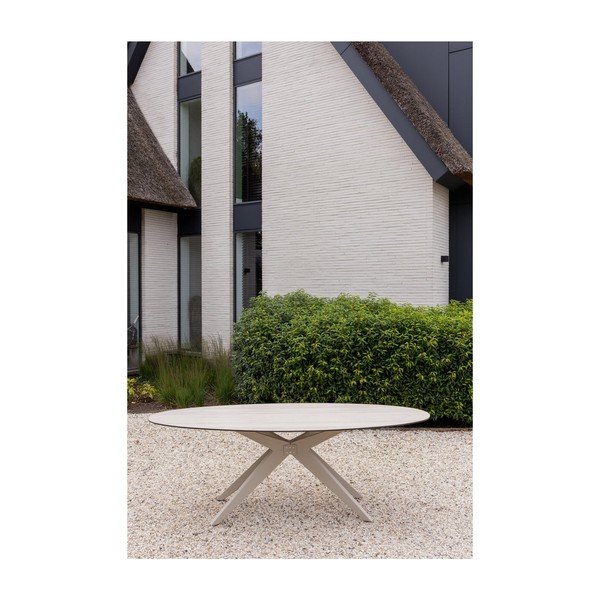 Alumīnija dārza ēdamgalds 100x220 cm Elk – Exotan-image-1