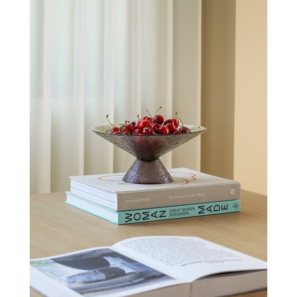 Zaļa/brūna augļu stikla bļoda ø 25 cm Bonbon – Hübsch-image-1