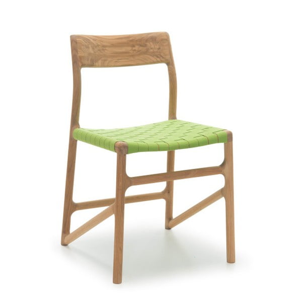 Krēsls Fawn Natural Gazzda, zaļš
