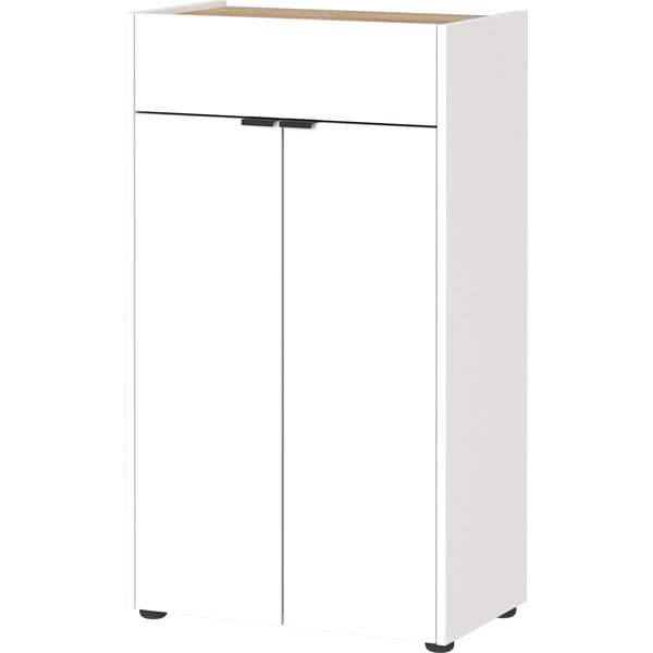 Balts augsts vannas istabas skapis 60x98 cm Forano – Germania-image-3