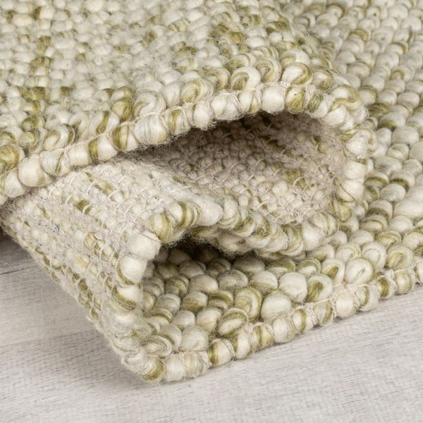 Haki ar rokām darināts paklājs no vilnas maisījuma 160x230 cm Minerals – Flair Rugs-image-3