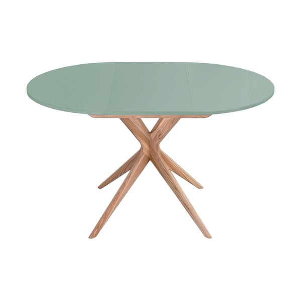 Apaļš izvelkams ēdamgalds ar papildu galda virsmu ø 90 cm Jubi – Ragaba-image-1