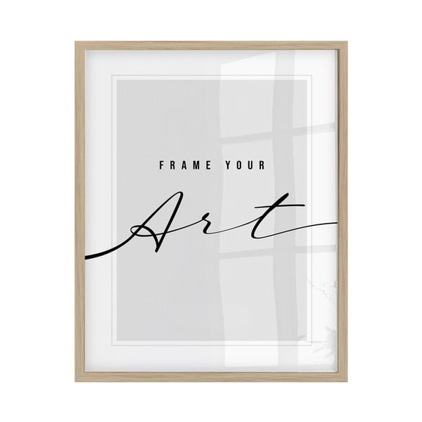 Dabīga toņa piekarināms foto rāmis 32x42 cm Beech – knor-image-1