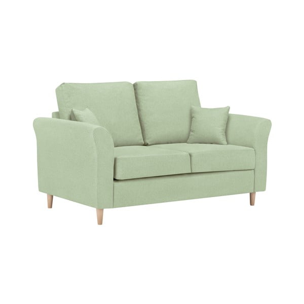 Zaļš divvietīgs dīvāns Kooko Home Smooth