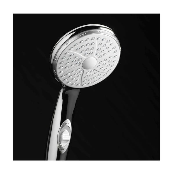 Dušas galva ar šļūteni ø 10 cm Hydro – douceur d'intérieur-image-1