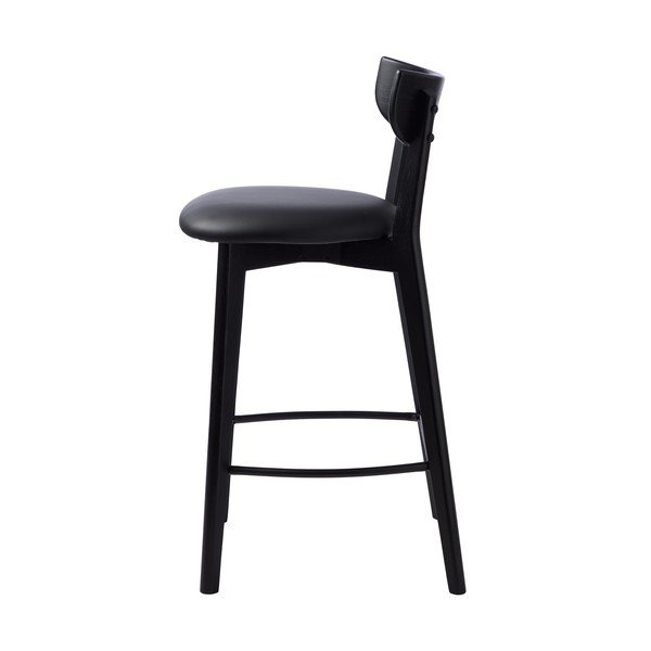 Melns bāra krēsls (sēdekļa augstums 67 cm) Pero – Unique Furniture-image-4