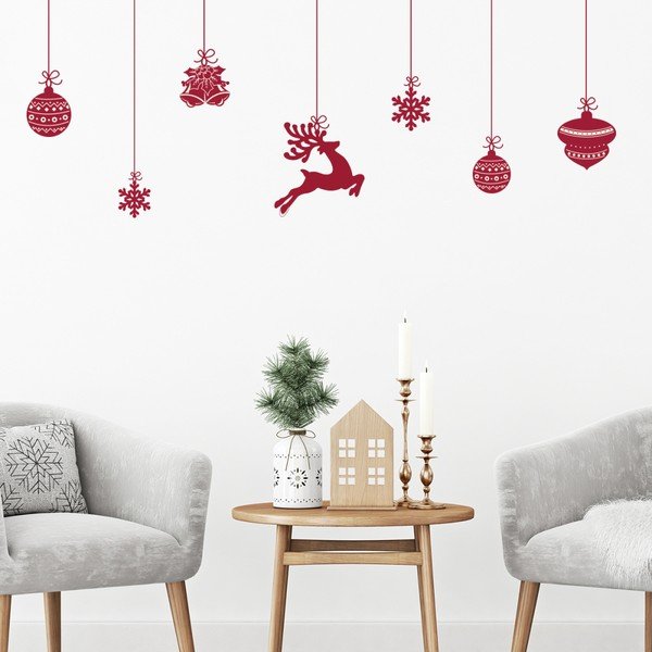 8 Ambiance skandināvu Ziemassvētku uzlīmju komplekts-image-2