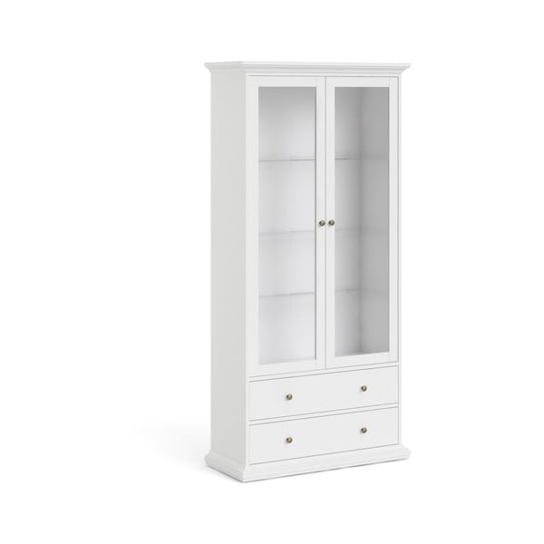 Balta vitrīna 96x201 cm Paris – Tvilum-image-3