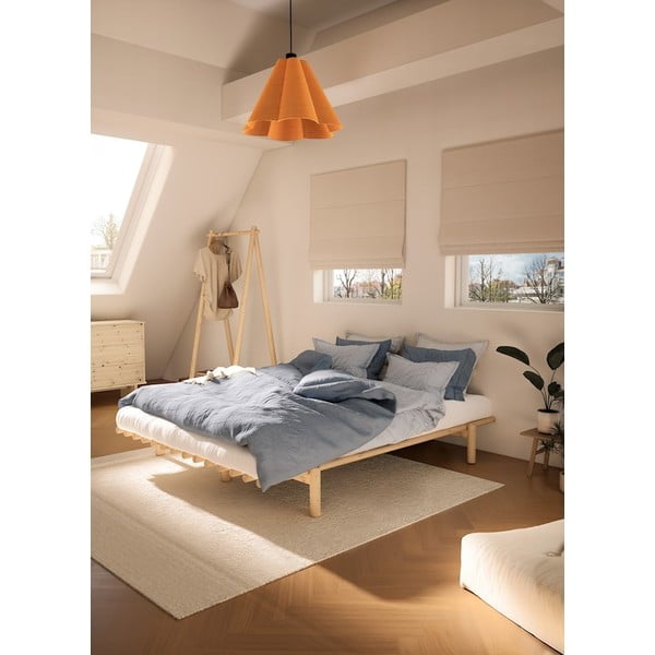 Divguļamā gulta no priedes koka ar režģi 160x200 cm Pace – Karup Design-image-4