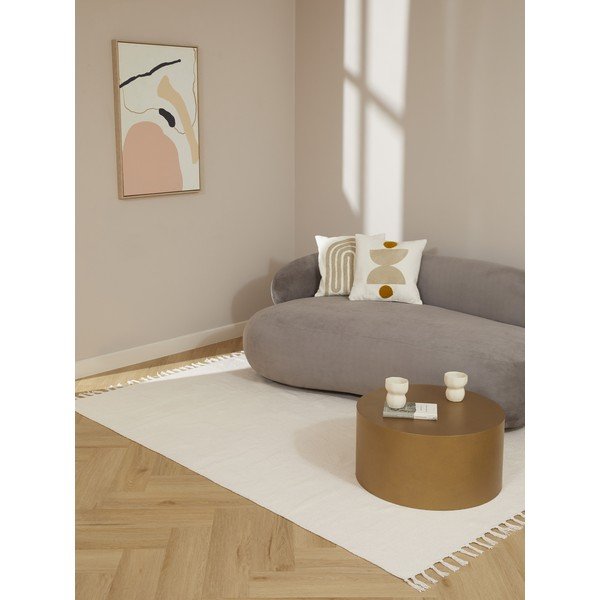 Balts paklājs 300x200 cm Agneta – Westwing Collection-image-1