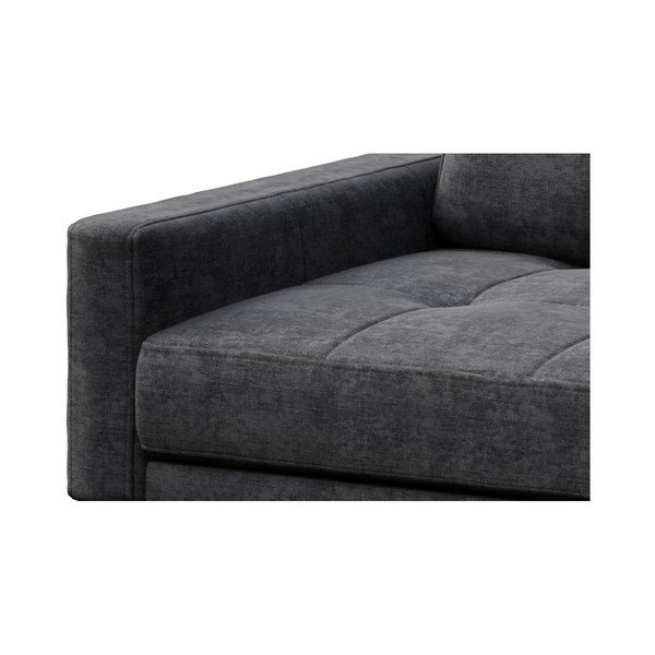 Tumši pelēks dīvāns MESONICA Musso Tufted, 210 cm-image-4