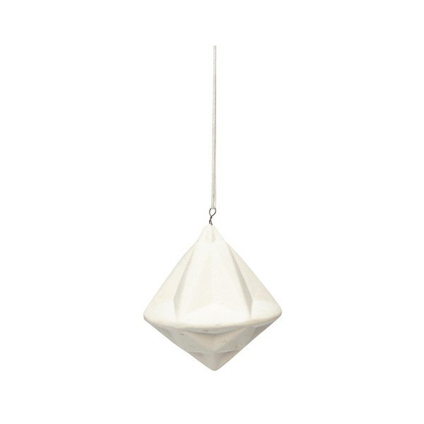Piekaramais porcelāna dekors Hübsch Diamond