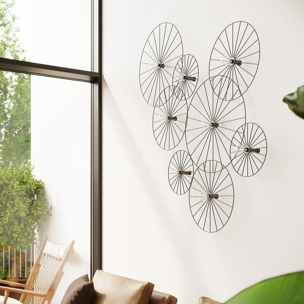 Melna griestu lampa ø 60 cm Soho – Sollux-image-2