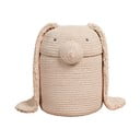 Krēmkrāsas tekstila bērnu rotaļlietu grozs ø 25x30 cm Rita the Rabbit – Lorena Canals