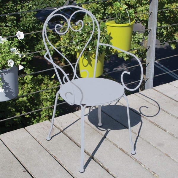 Esschert Design Nature pelēks balkona krēsls-image-1