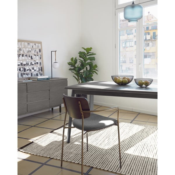 Pelēks pusdienu krēsls Maureen – Kave Home-image-1