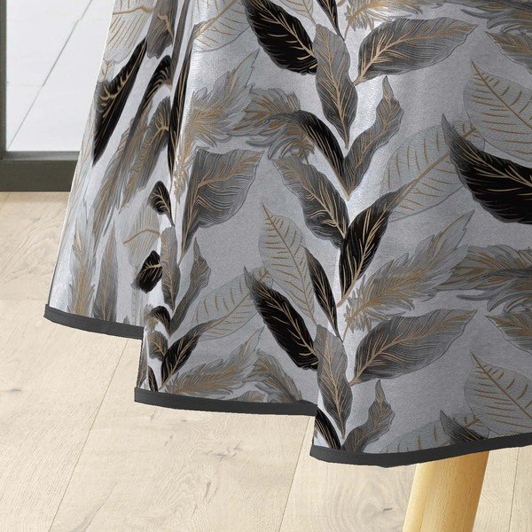 Ar mitru drānu noslaukāms galdauts ø 160 cm Oralia – douceur d'intérieur-image-3