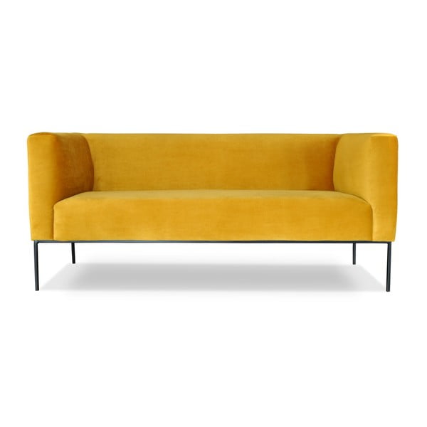 Dzeltens divvietīgs dīvāns Windsor & Co. Dīvāni Neptūns