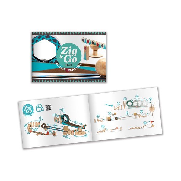 Koka bumbiņu trase 28 gab. Zig & Go – Djeco-image-1