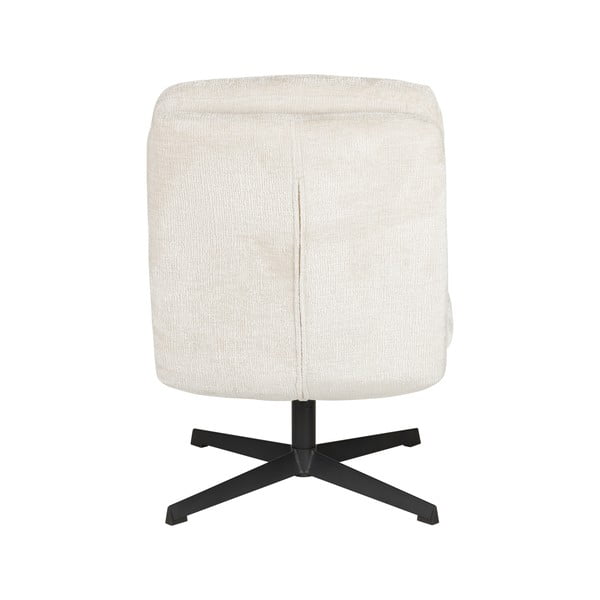 Krēmkrāsas grozāms atpūtas krēsls Kai – White Label-image-4