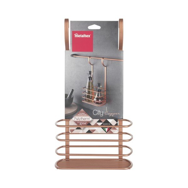 Piekaramais plaukts pudelēm Metaltex Copper-image-1
