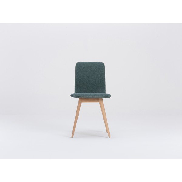 Zaļš ēdamistabas krēsls ar ozolkoka pamatni Gazzda Ena-image-2