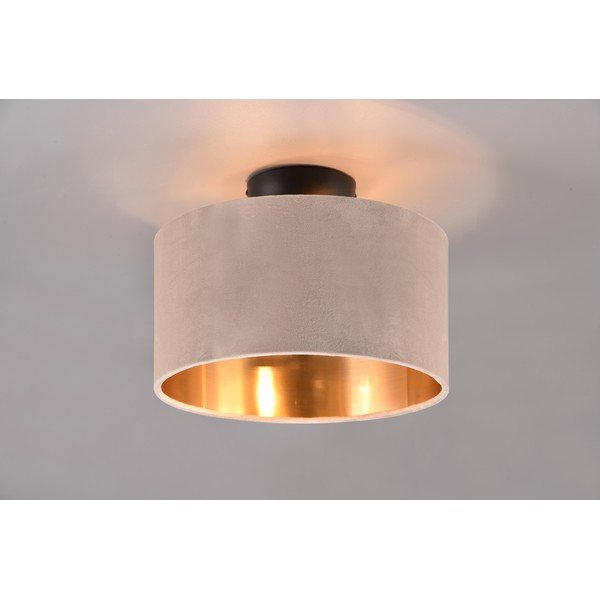 Melna/bēša griestu lampa ø 30 cm Julieta – Trio-image-1