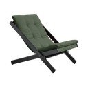 Saliekamais krēsls Karup Design Boogie Black/Olive Green