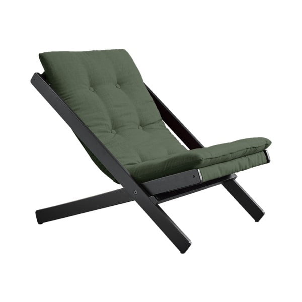 Saliekamais krēsls Karup Design Boogie Black/Olive Green