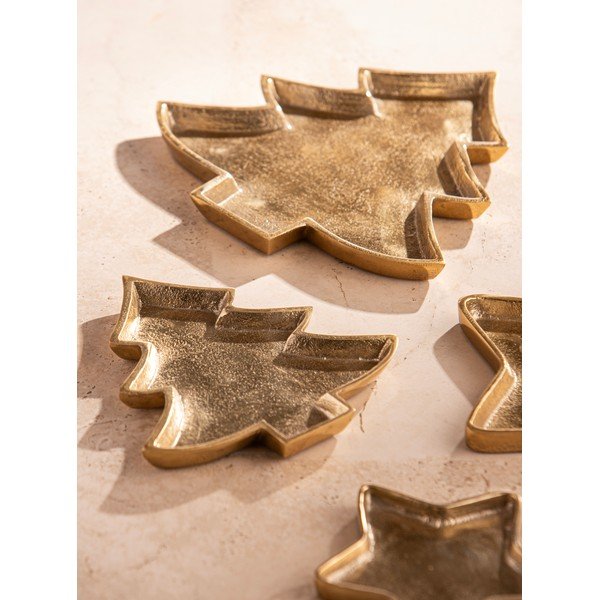 Metāla dekoratīva paplāte 24x23 cm Noelle Christmas Tree – Ladelle-image-1