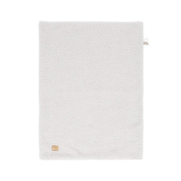 Balta bērnu sega no Sherpa flīsa 100x77 cm – Meowbaby