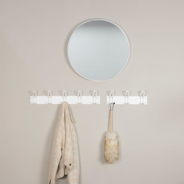 Balts metāla sienas pakaramais 70 cm Miles – Spinder Design-image-1