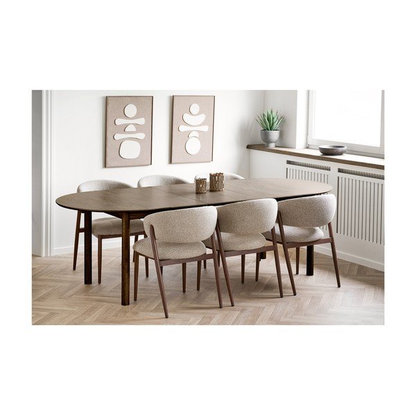 Bēšs polsterēts pusdienu krēsls Cavi – House Nordic-image-3